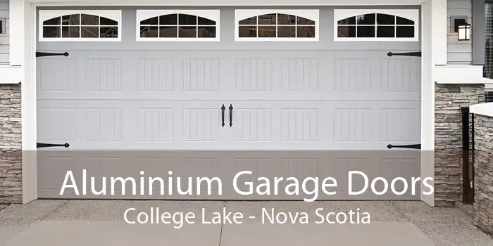 Aluminium Garage Doors College Lake - Nova Scotia