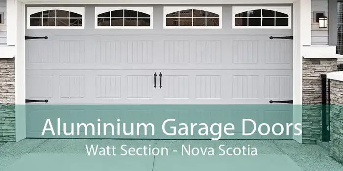 Aluminium Garage Doors Watt Section - Nova Scotia