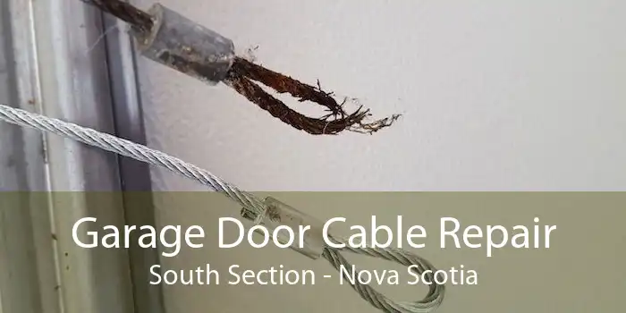 Garage Door Cable Repair South Section - Nova Scotia