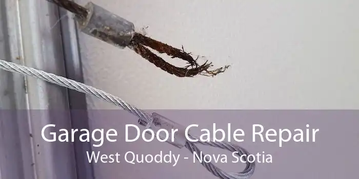 Garage Door Cable Repair West Quoddy - Nova Scotia
