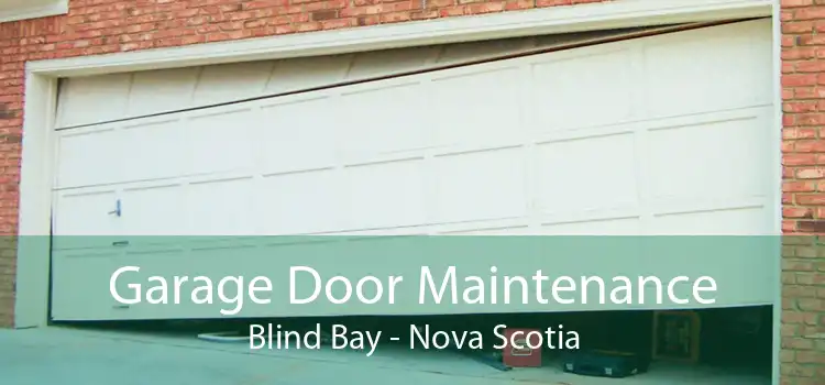 Garage Door Maintenance Blind Bay - Nova Scotia
