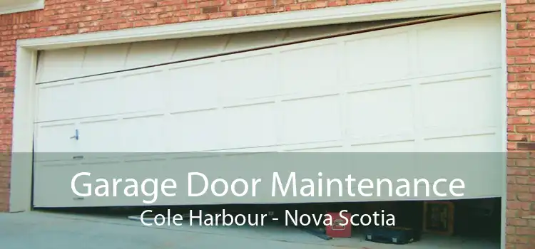 Garage Door Maintenance Cole Harbour - Nova Scotia