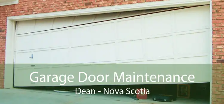 Garage Door Maintenance Dean - Nova Scotia