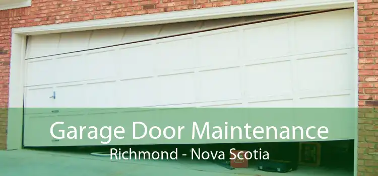 Garage Door Maintenance Richmond - Nova Scotia
