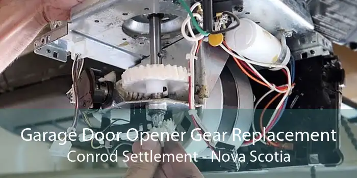 Garage Door Opener Gear Replacement Conrod Settlement - Nova Scotia
