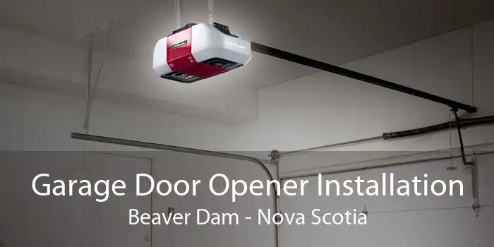 Garage Door Opener Installation Beaver Dam - Nova Scotia