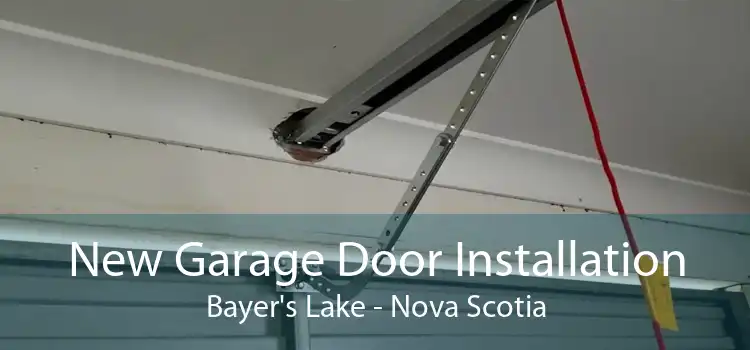 New Garage Door Installation Bayer's Lake - Nova Scotia