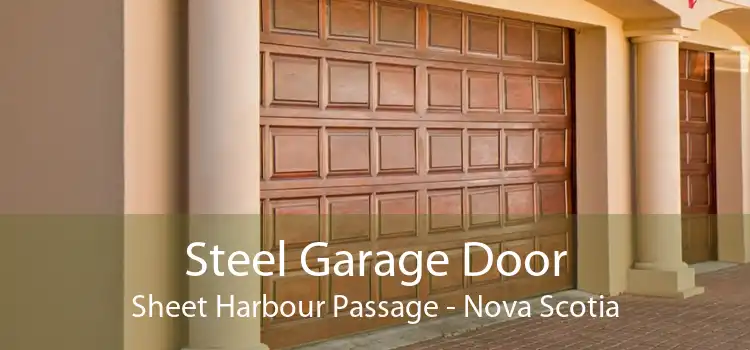 Steel Garage Door Sheet Harbour Passage - Nova Scotia