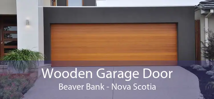Wooden Garage Door Beaver Bank - Nova Scotia