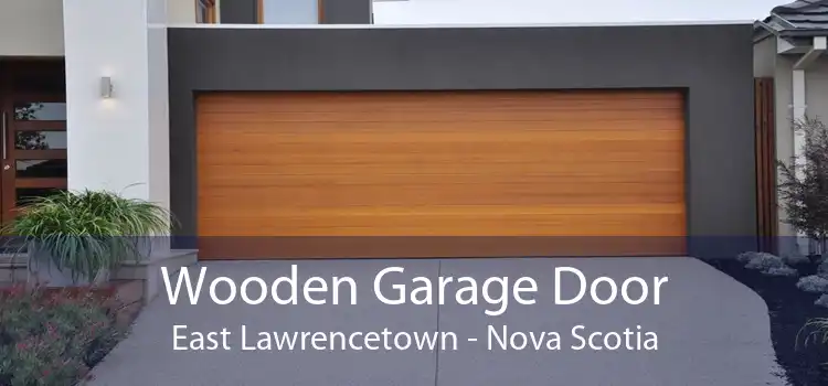 Wooden Garage Door East Lawrencetown - Nova Scotia
