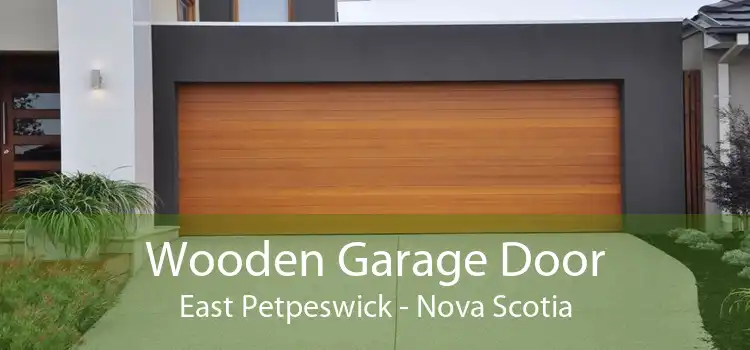 Wooden Garage Door East Petpeswick - Nova Scotia