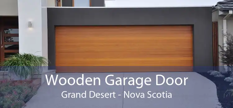 Wooden Garage Door Grand Desert - Nova Scotia