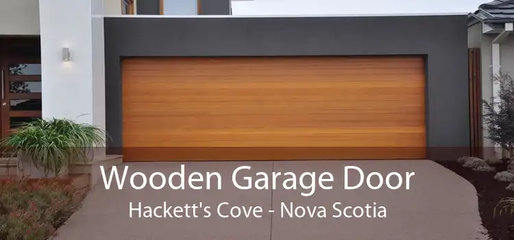 Wooden Garage Door Hackett's Cove - Nova Scotia