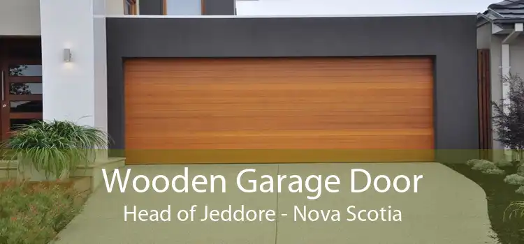 Wooden Garage Door Head of Jeddore - Nova Scotia