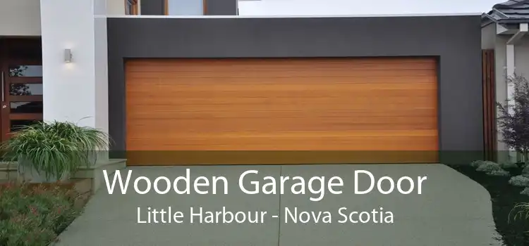 Wooden Garage Door Little Harbour - Nova Scotia