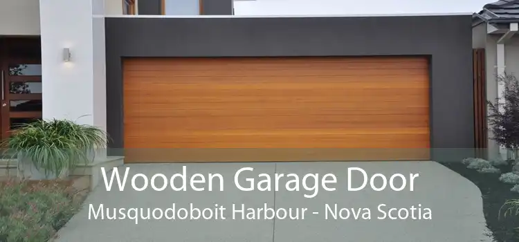 Wooden Garage Door Musquodoboit Harbour - Nova Scotia