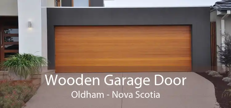Wooden Garage Door Oldham - Nova Scotia