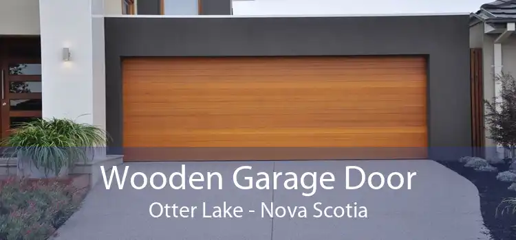 Wooden Garage Door Otter Lake - Nova Scotia