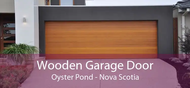 Wooden Garage Door Oyster Pond - Nova Scotia