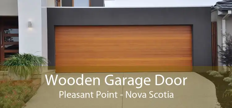 Wooden Garage Door Pleasant Point - Nova Scotia