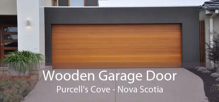 Wooden Garage Door Purcell's Cove - Nova Scotia
