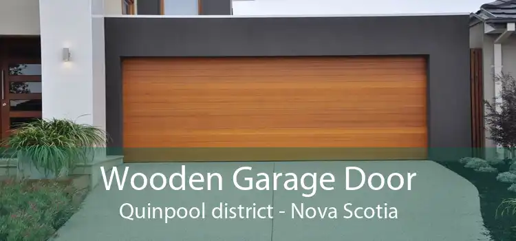 Wooden Garage Door Quinpool district - Nova Scotia