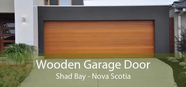 Wooden Garage Door Shad Bay - Nova Scotia