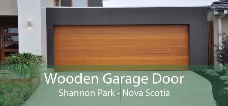 Wooden Garage Door Shannon Park - Nova Scotia