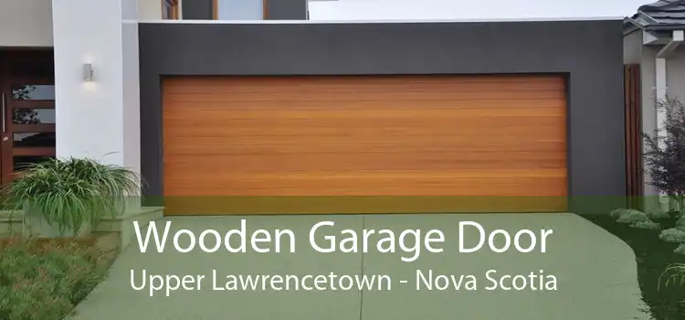 Wooden Garage Door Upper Lawrencetown - Nova Scotia