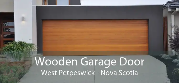 Wooden Garage Door West Petpeswick - Nova Scotia