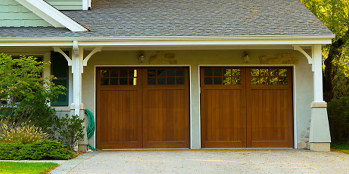 double garage doors aluminum in Shannon Park